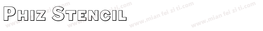 Phiz Stencil字体转换